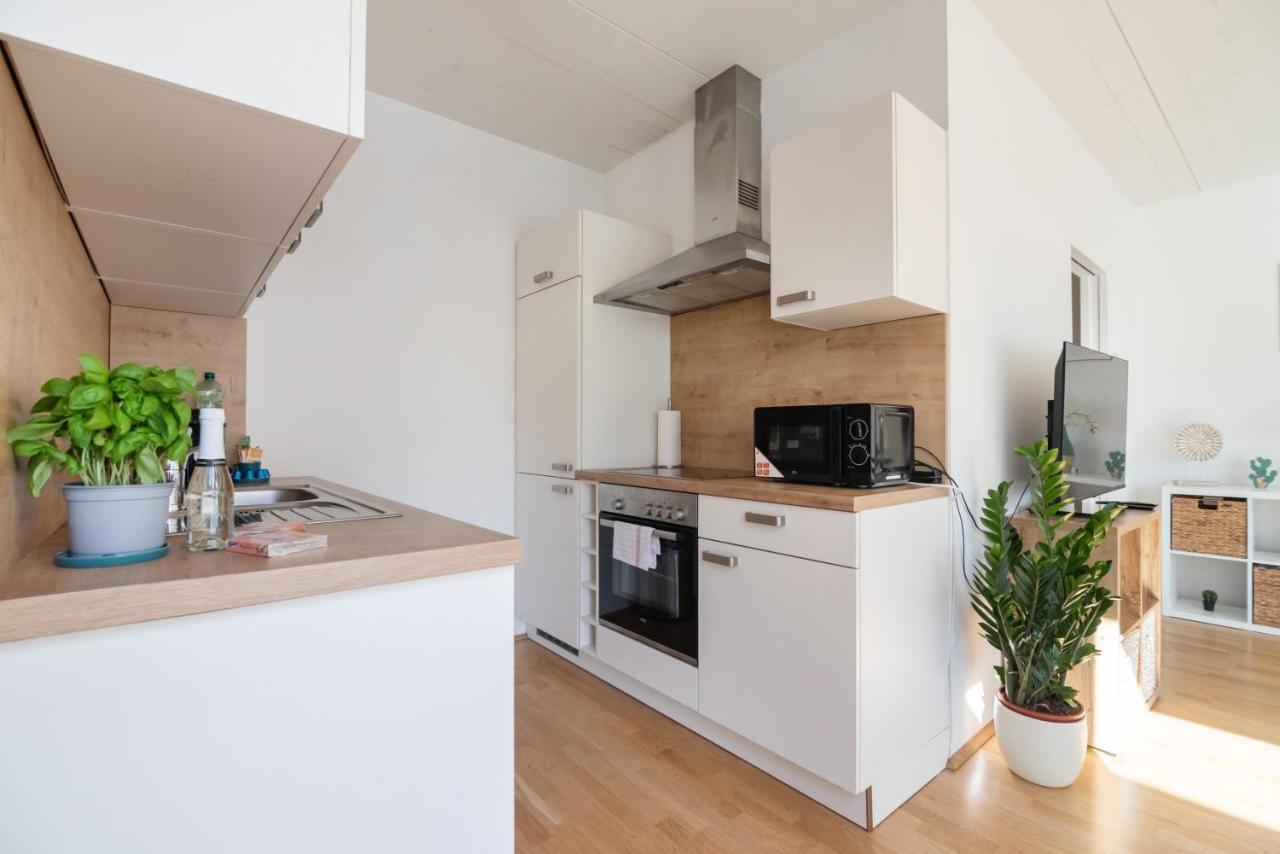 Helles, Neues Dg Apartment Mit Blick Zum Donauturm Wien Eksteriør bilde